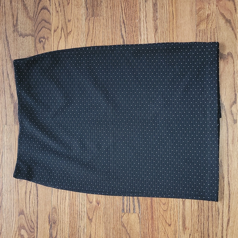 NWOT Black Polka-dot Skirt